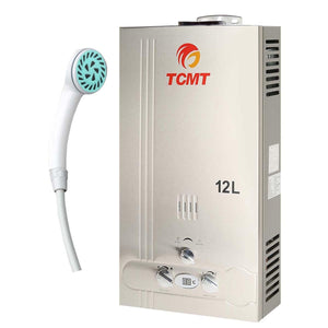 TC-Home 12L Natural Gas Tankless Hot Water Heater 3.2GPM Instant Bolier Stainless Steel