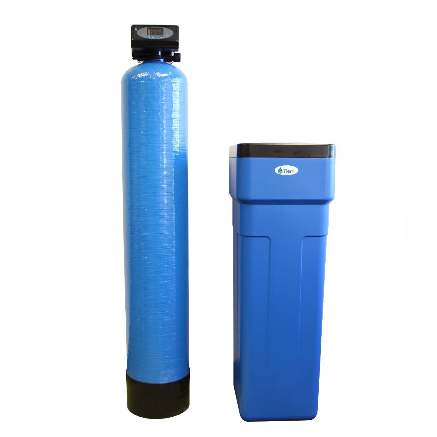 Tier1 48,000 Grain High Efficiency Digital Water Softener for Hard Water