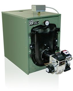 NEW YORKER CI-HGS 3-PASS WATER SERIES CAST IRON OIL HEAT BOILER